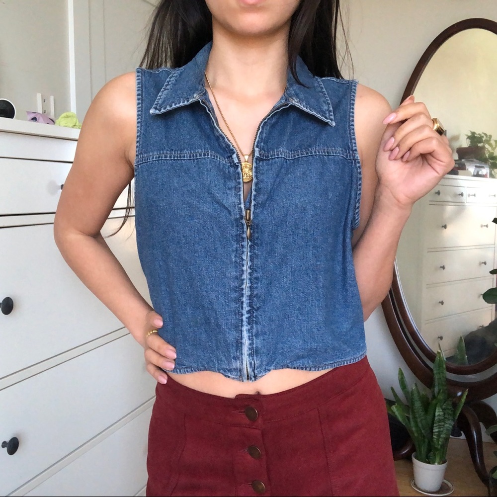 Vintage Woolrich Jean Vest